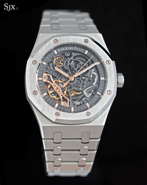 poids audemars piguet royal oak|audemars piguet openworked.